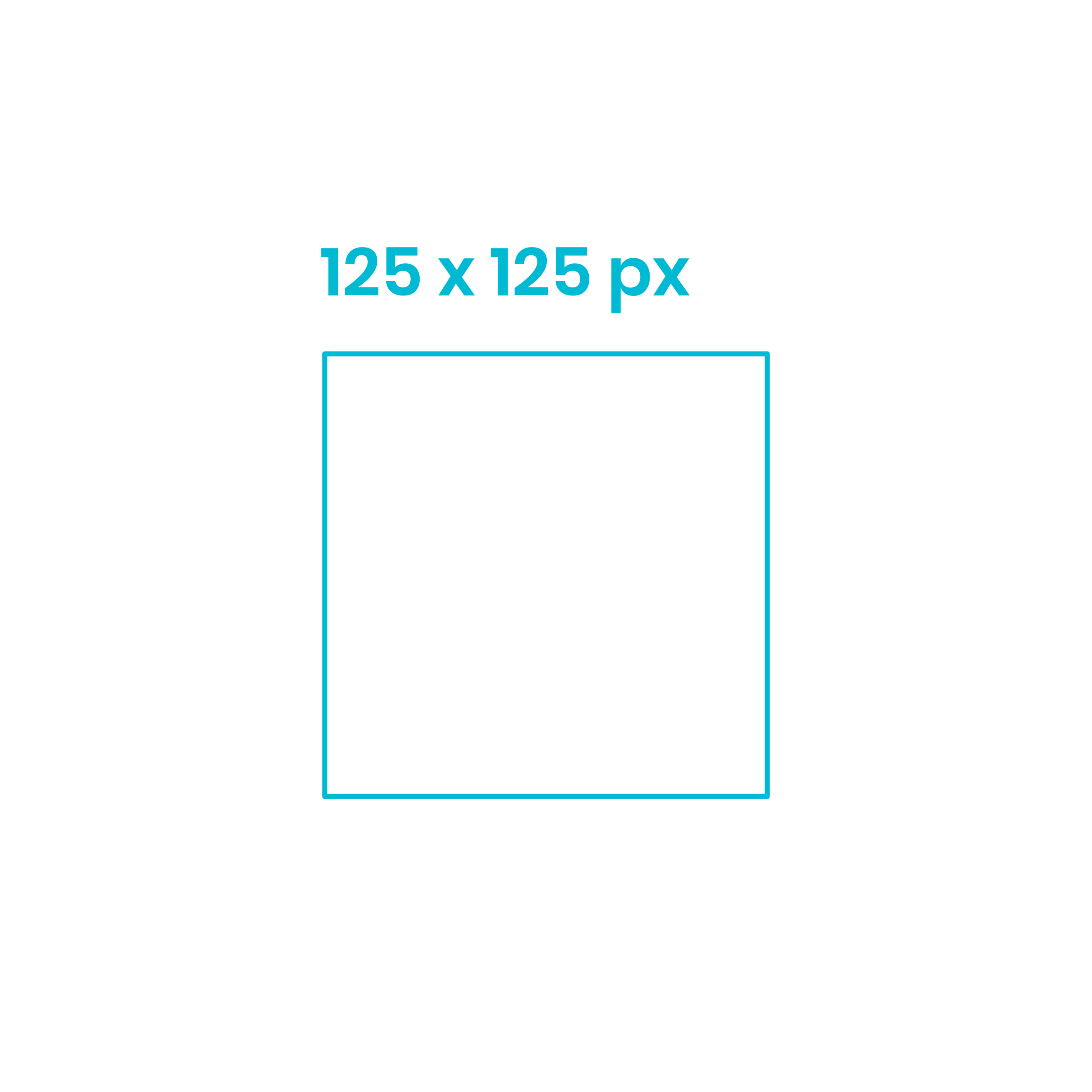 Digital Online Advertising Square Button Ad 125X125 Line Tracing Svg Vector Free Vectors